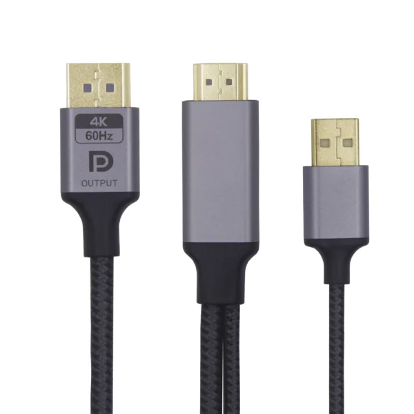 HDMI Male to Displayport Male 4K@60Hz Cable