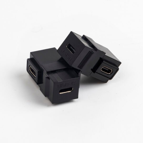 90 Degree USB C Keystone Jack Adapter