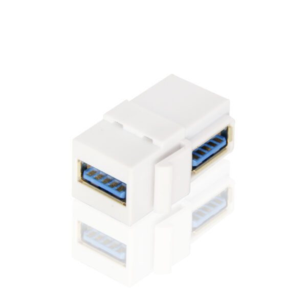 90 Degree USB A 3.2 Keystone Jack