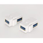 90 Degree USB A 3.2 Keystone Jack - Image 3