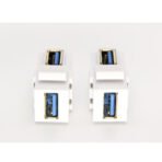 90 Degree USB A 3.2 Keystone Jack - Image 4